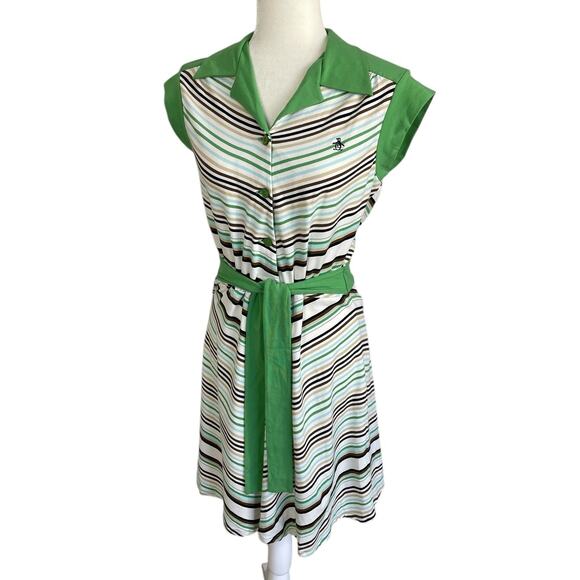An Original Penguin by Munsingwear Striped Dress Size 8 Retro Golf Tennis NWT - Picture 2 of 12